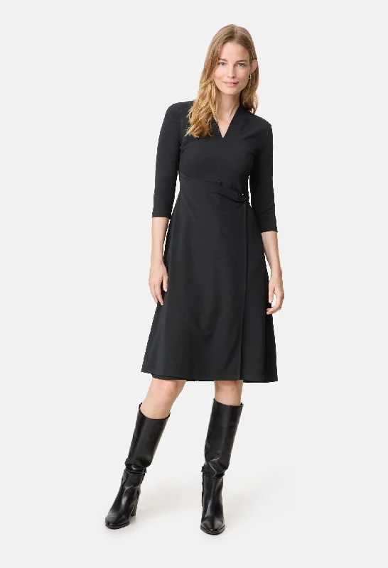 Exquisite Craftsmanship Celebrity Must-have Elegant Wrap Over Dress