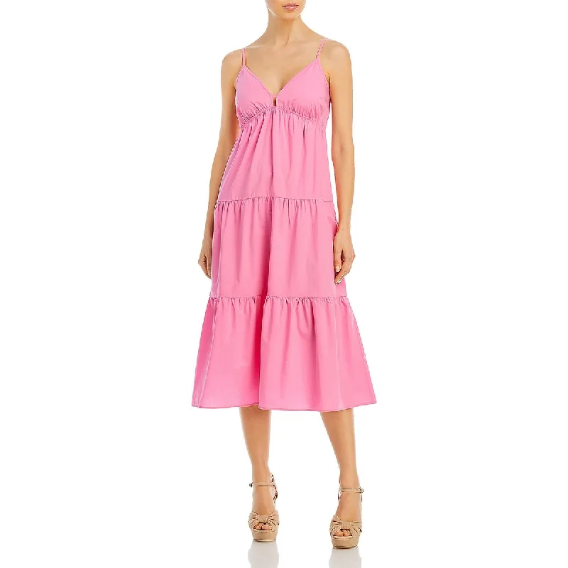 Fashionable Inner Wear Rails Womens Tiered A Line Midi Dress