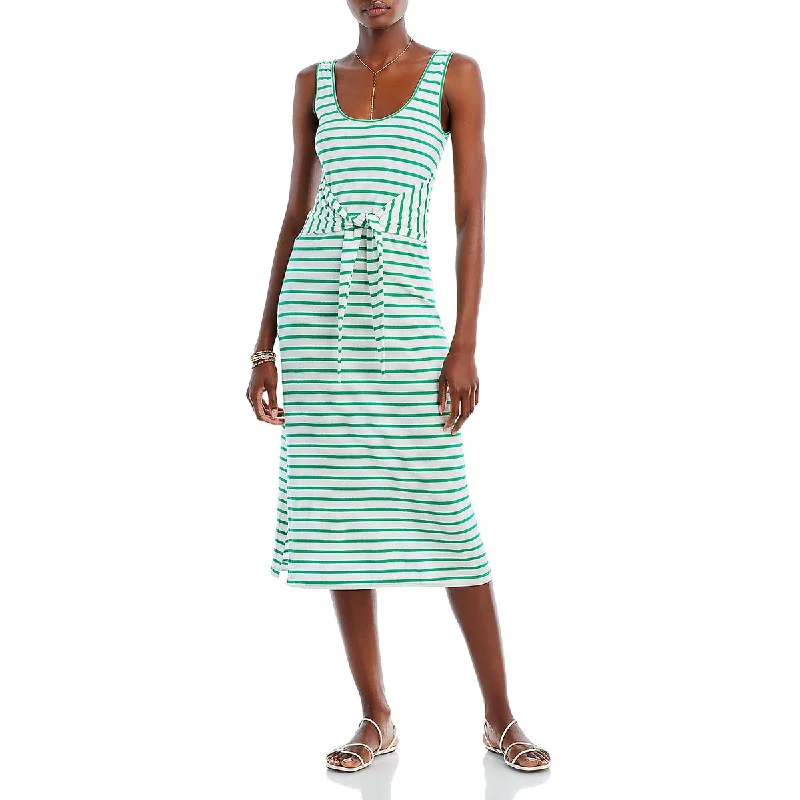 Must-have For Fashion Rails Womens Tie-Front Summer Midi Dress