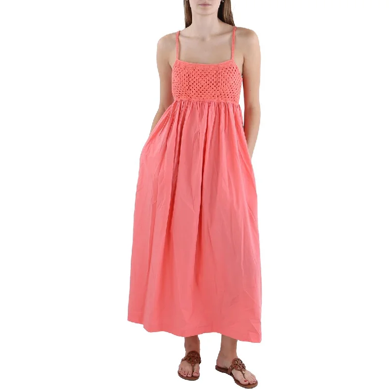 Exquisite Craftsmanship Rails Womens Petites MEEKA Crochet Emi Midi Dress
