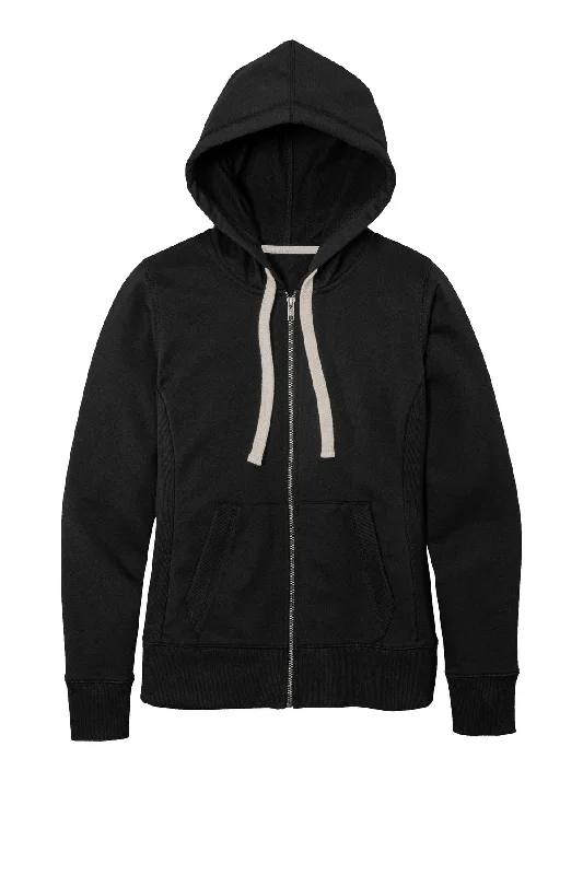 Simple Matching Women's Re-Fleece Full-Zip Hooded Sweatshirt with Pocket