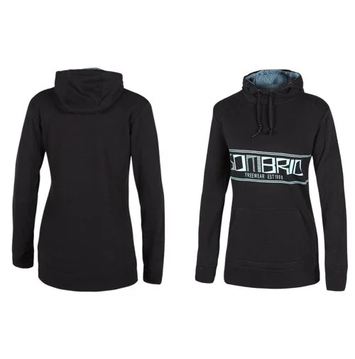Personalized Wear Sombrio Womens 4 Stereos Casual Hoodie Medium Black