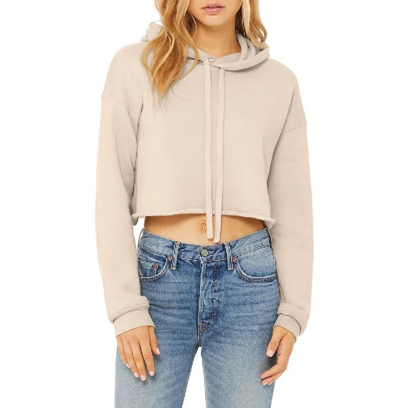 New Season Series Women's Cropped Fleece Hoodie with Drawstring