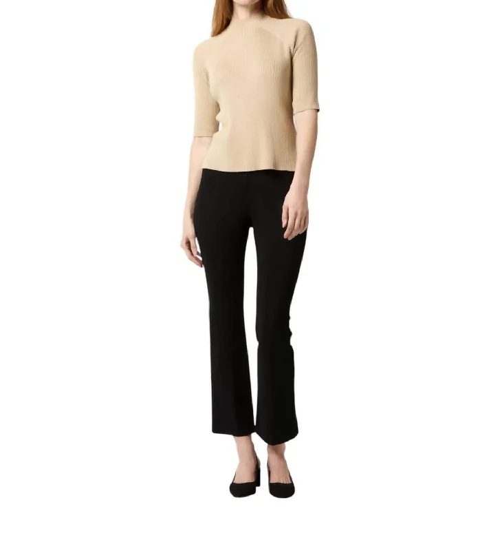 Fashion Style Mackenzie Sweater In Crema Cotton/silk Yarn