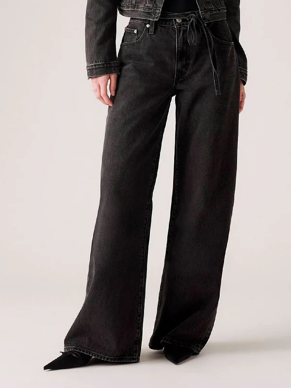 Must-have For Fashion Fresh And Capable XL Straight Influential Lady Jeans