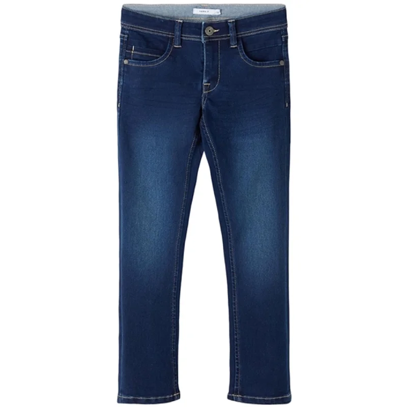 Trendy Traveler Name it Dark Blue Denim Silas Slim Jeans Noos