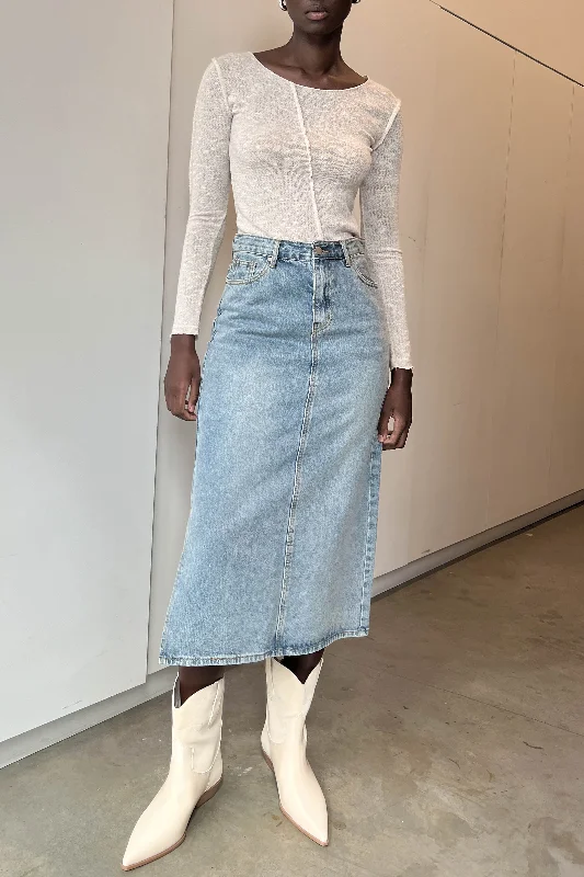 Renaissance Style MIDI JEAN SKIRT