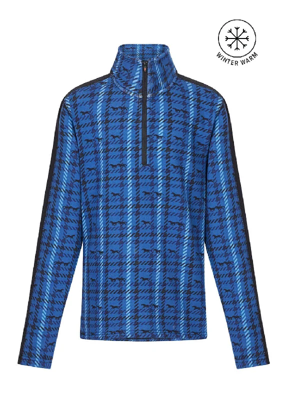 Breathable Design Classic Series Kids Muzzle Nuzzle Fleece Half Zip Riding Top - Print Breathable Design Classic Series Kids Muzzle Nuzzle Fleece Half Zip Riding Top - Print