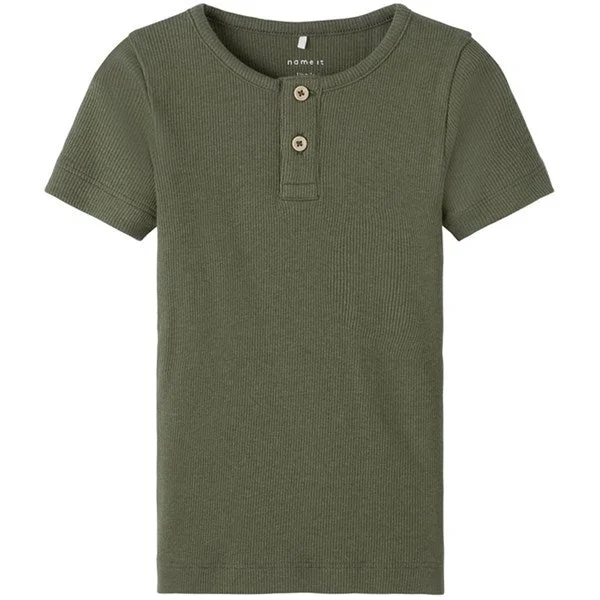 Fashion Innovation End Of The Year Name it Dusty Olive Kab T-Shirt Noos