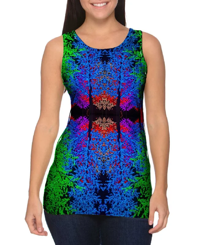 Comfortable Series Short Design Digital Pine Trees