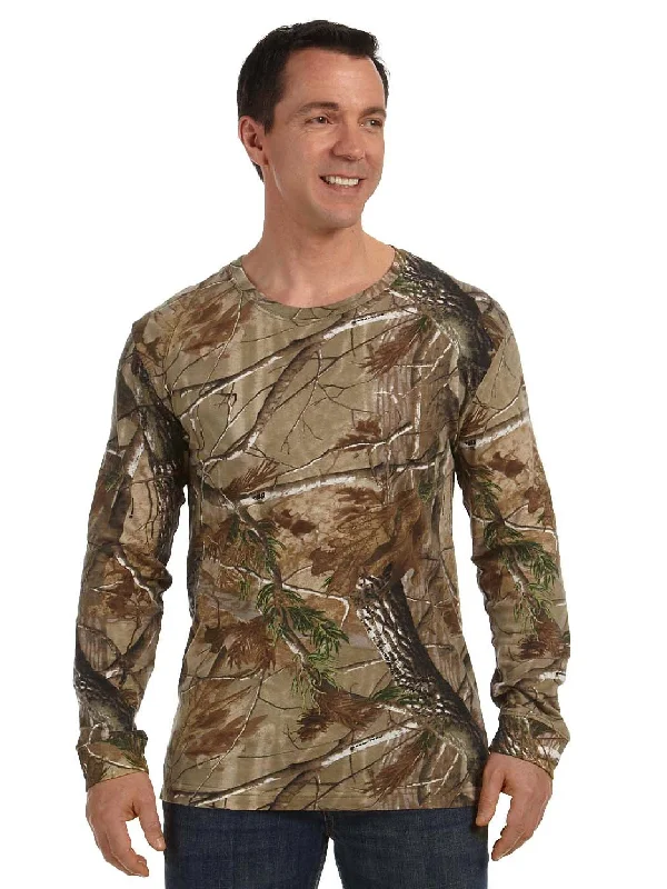 Printed pattern Code V Realtree Camouflage Long Sleeve T-Shirt