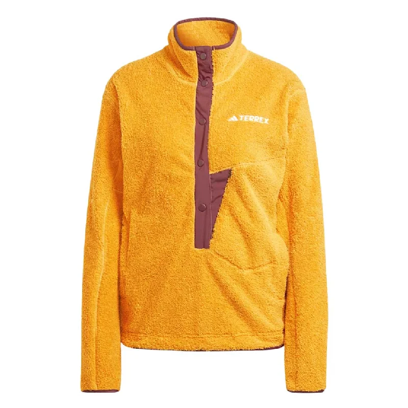 Youthful Vitality French Style adidas - Women's Terrex Xploric High Pile Fleece Pullover Sweatshirt (IB6554)