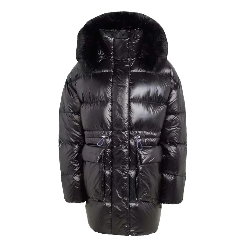 Independent design adidas - Women's Puffed Long Fur Jacket (IR7117)