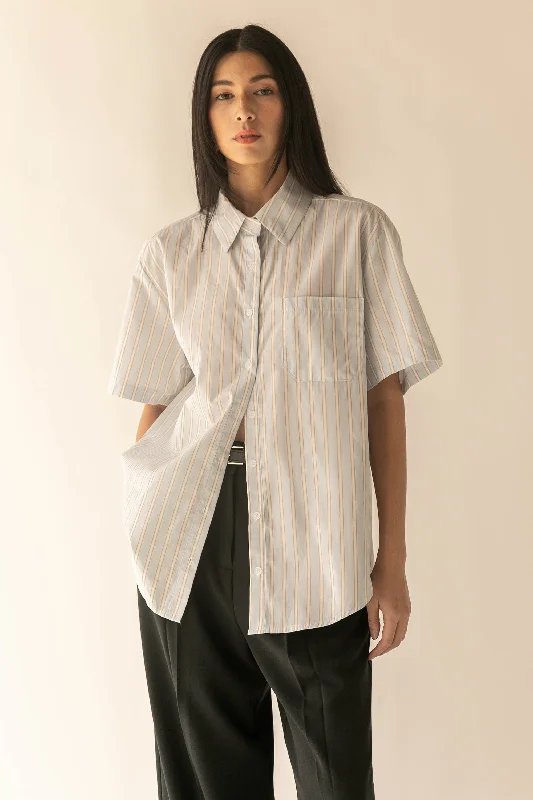 Avant-garde trend OVERSIZED BUTTON UP SHIRT