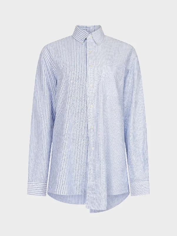 European Plan Bottom And Versatile Brushed Cotton Diana Shirt