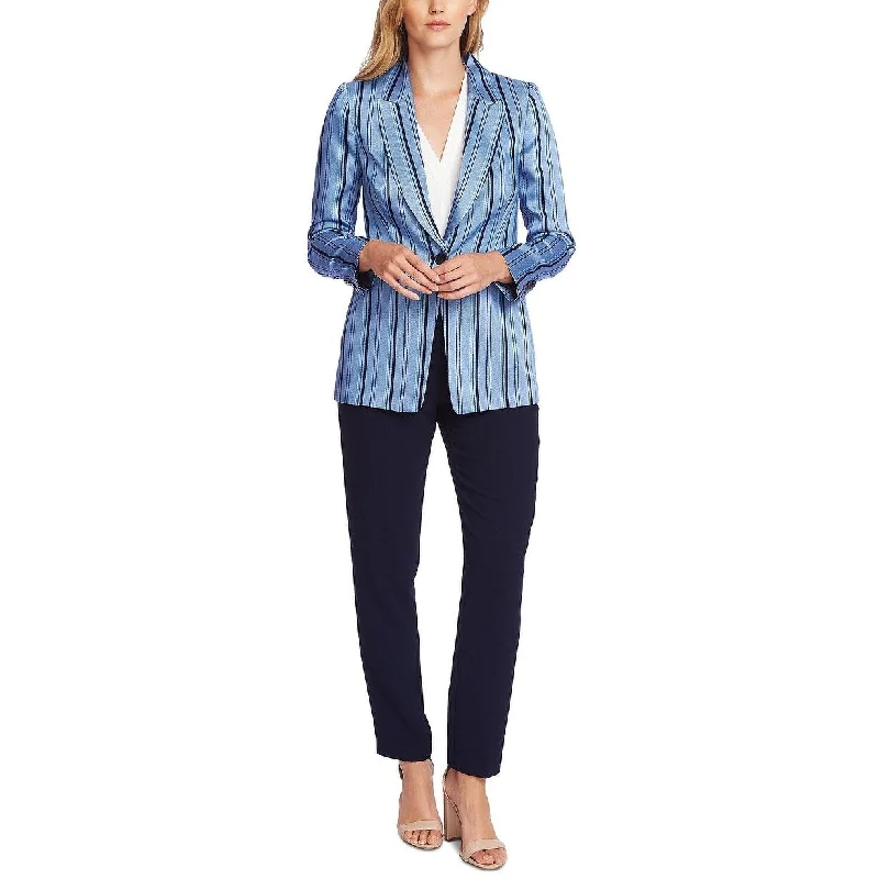 Sports And Leisure Ethnic Style Vince Camuto Women's Stripey Interludes Blazer Blue Size 0 Sports And Leisure Ethnic Style Vince Camuto Women's Stripey Interludes Blazer Blue Size 0