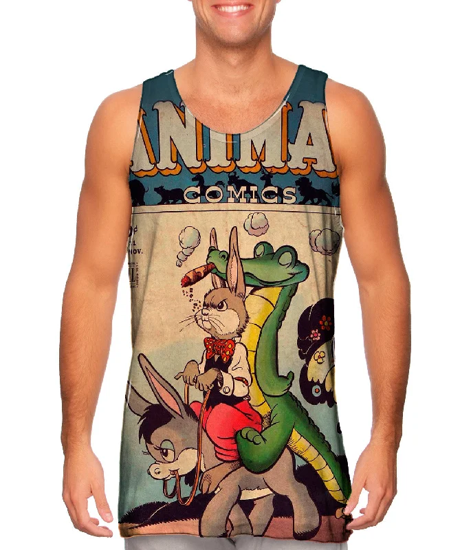 Breathable Design Classic And Versatile Donkey Ride Comic Retro