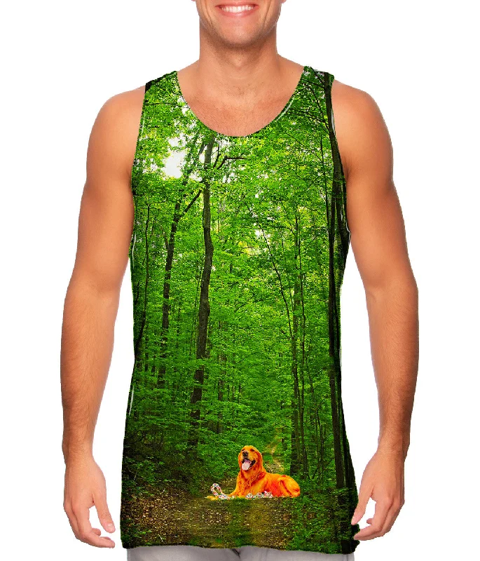 High-end Customization Versatile Items Golden Retriever Forest