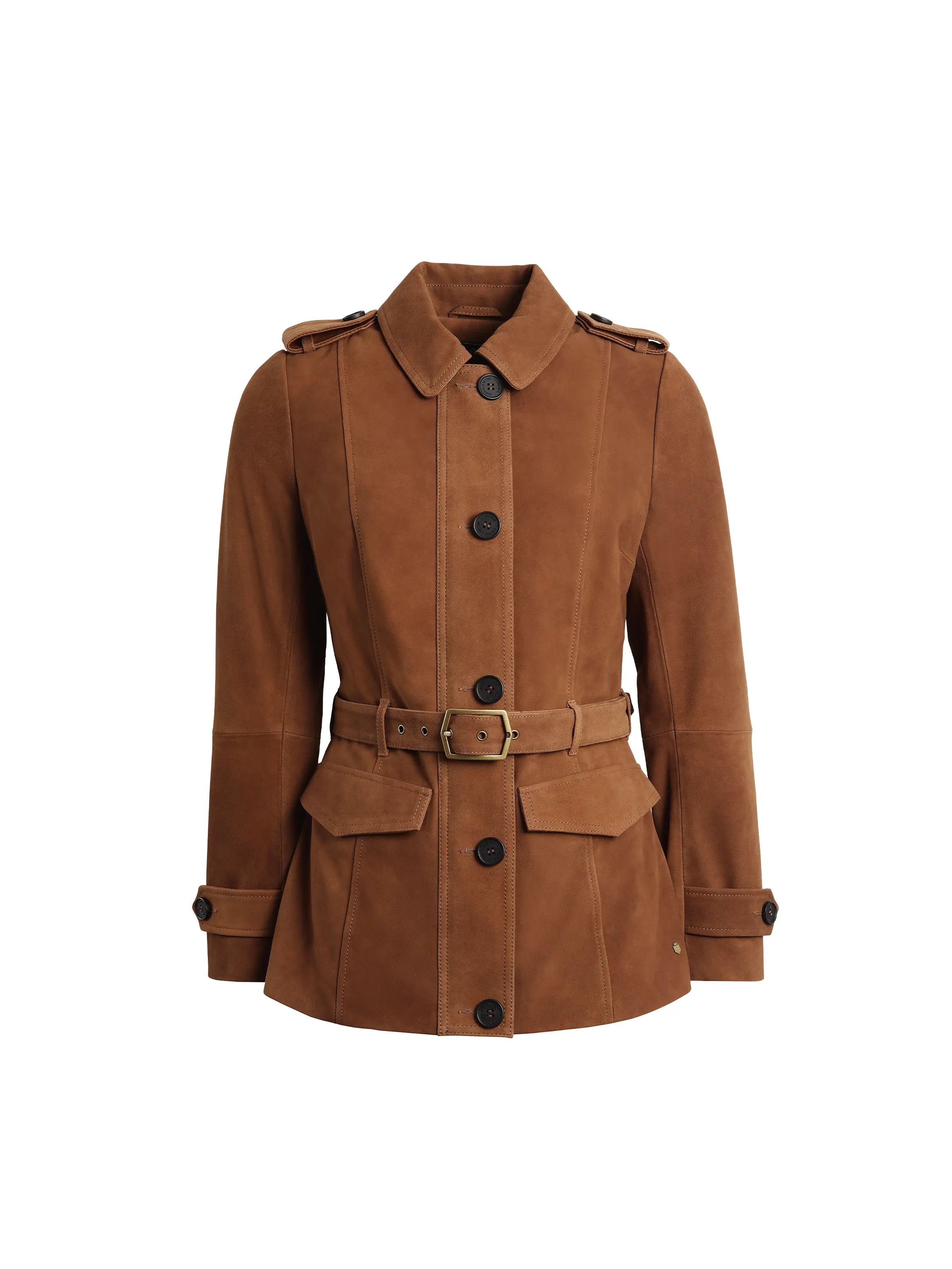 Age-reducing Style Youthful Frances Jacket - Tan