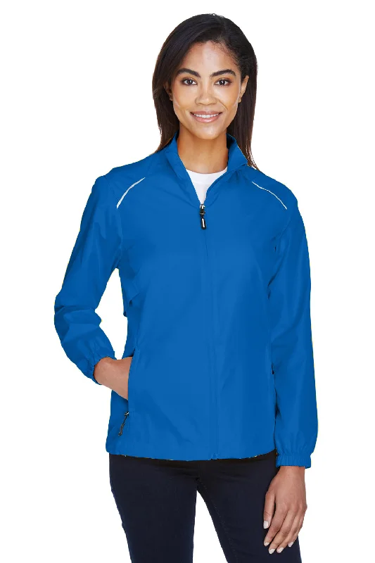 Luxury Style Spring Fashion Core 365 Womens Motivate Water Resistant Full Zip Jacket - True Royal Blue
