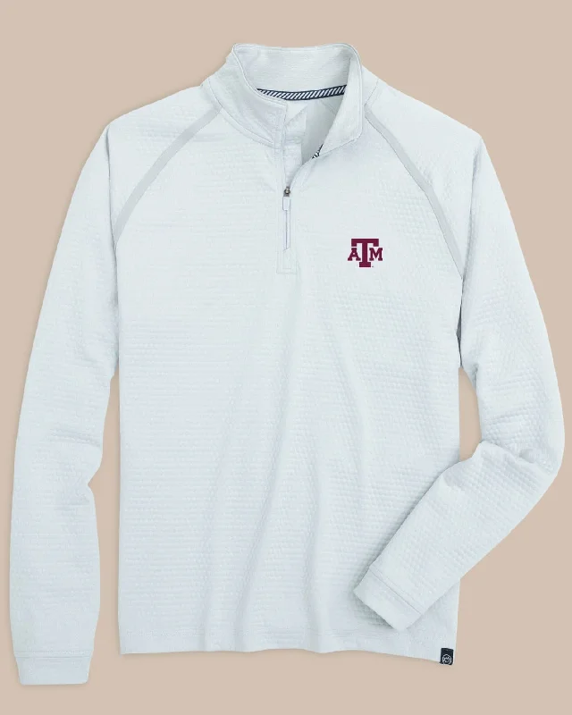 Avant-garde Design Personalized Clothing Texas A&M Aggies Scuttle Heather Quarter Zip