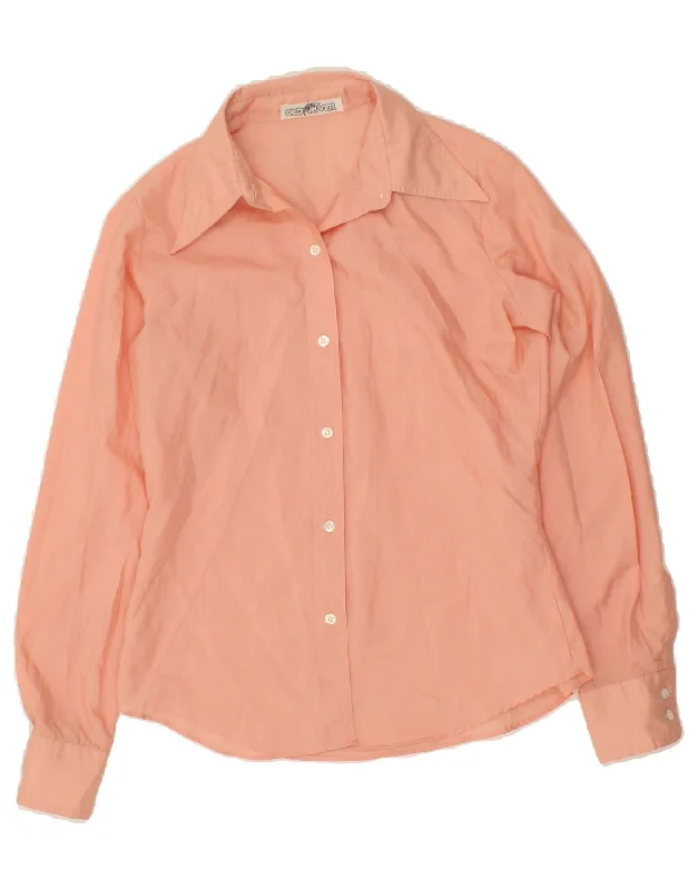 Minimal Style Lazy Home OLD RIVER Womens Shirt IT 46 Large Pink