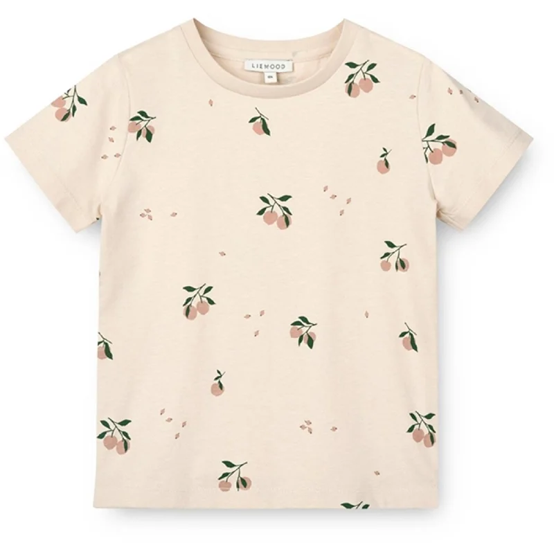 Artistic Temperament Thin Design Liewood Peach/Sea Shell Apia Printed T-shirt