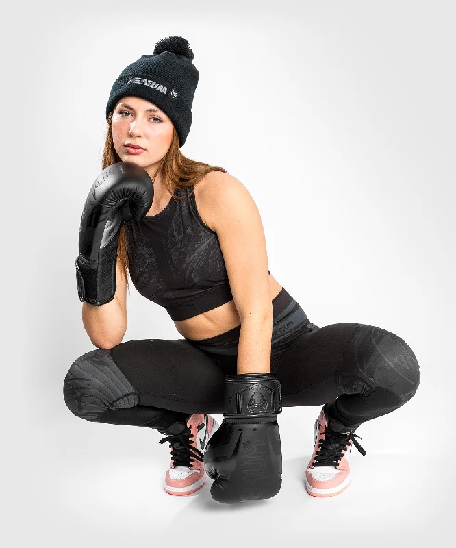 Short Design European And American Style Venum YKZ21 Sport Bra – Black/Black