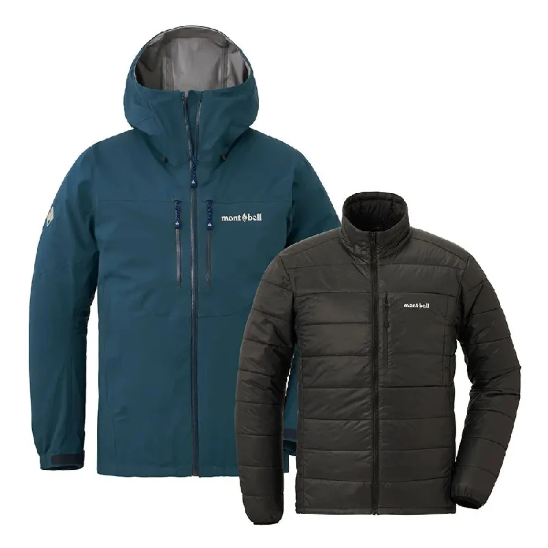 Short Design Elegant And Charming Montbell 3In1 Fall Line Parka Men's