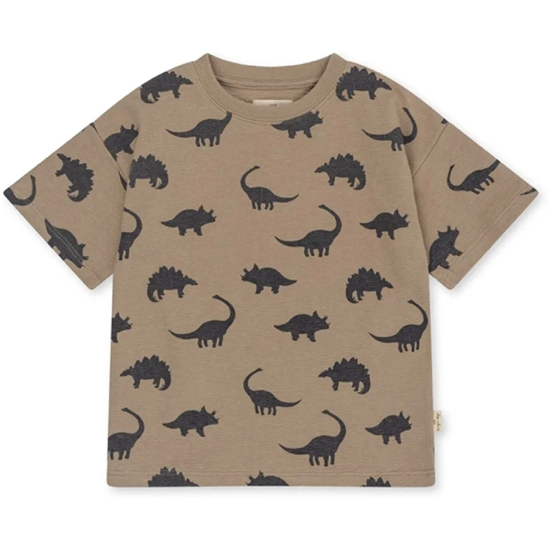 Customized Version Konges Sløjd Dino Silhouette Obi T-shirt