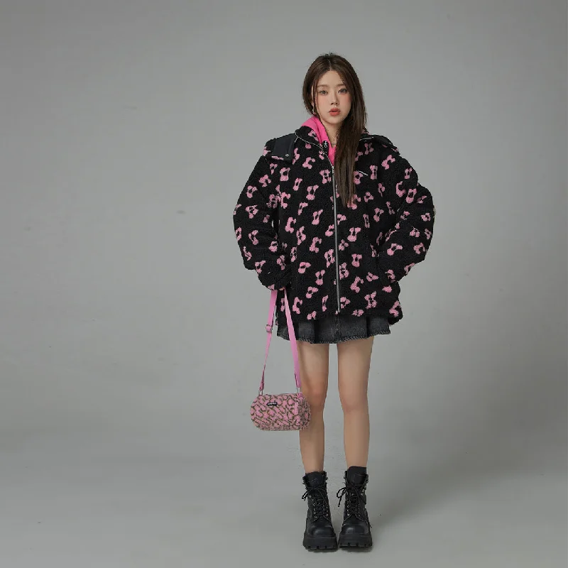 Elegant Design New Season Series Fleece Zip-Up Hoodie Jacket