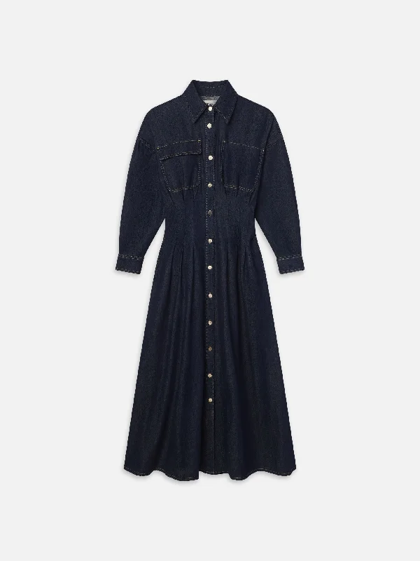High-end Customization Elegant Temperament The Nipped Dress -- Rinse