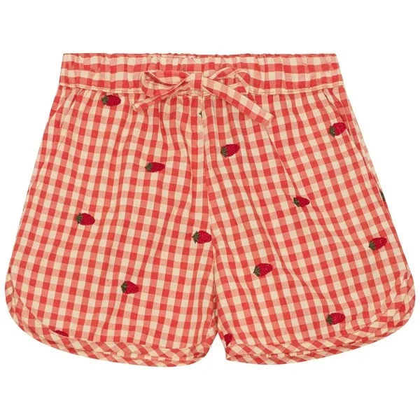 Sports And Leisure Ethnic Style Flöss Molly Shorts Berry Gingham