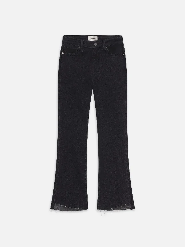 British Style Lazy Home Le Crop Mini Boot -- Radio Cascade Hem