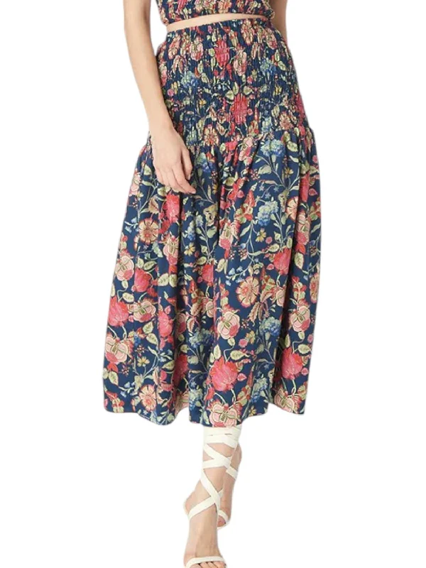 Elegant Style Libby Skirt In French Tulip