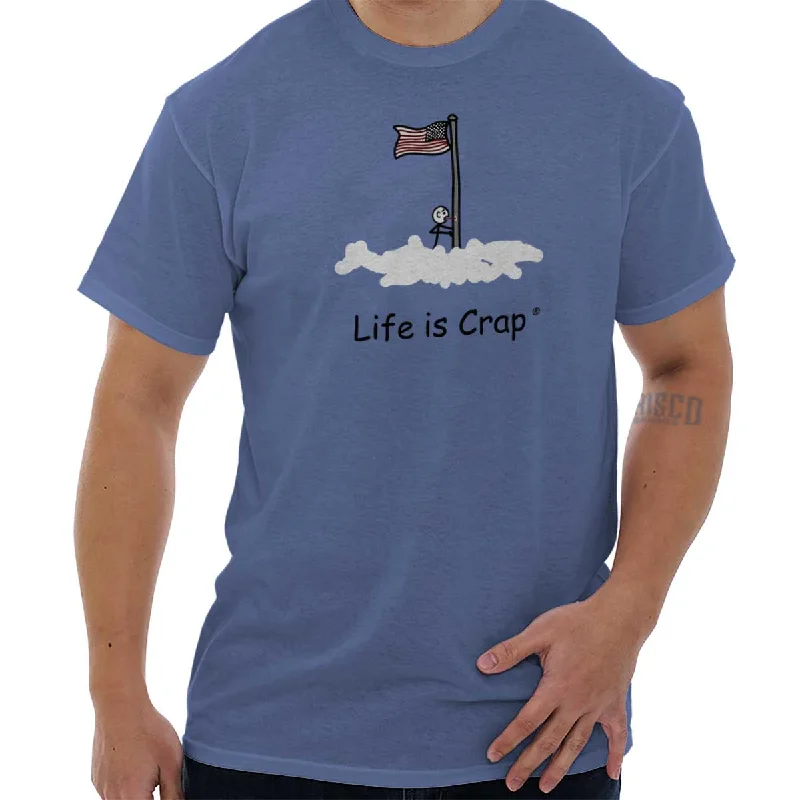 Elegant Wear Trendy Items Flag Pole Tongue T-Shirt