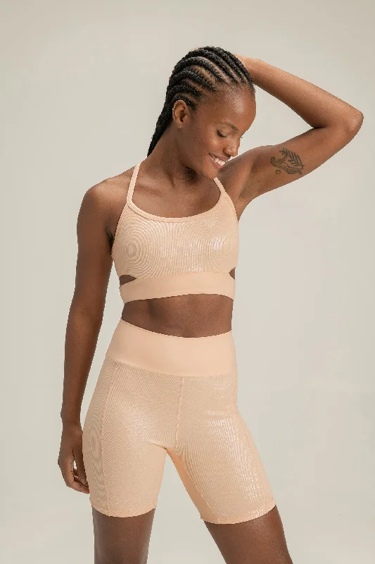 Personalized Design Personalized Wear Rib Shine Shorts