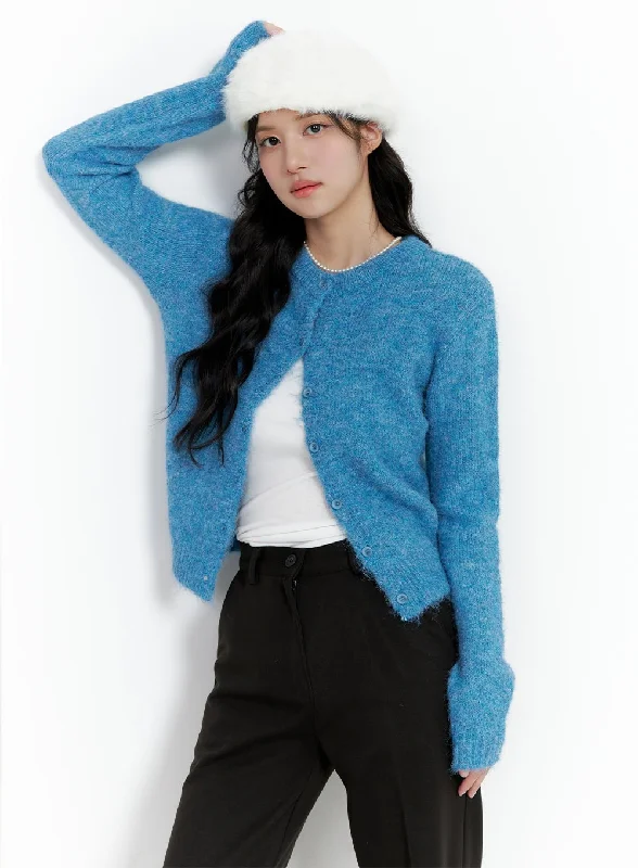 Street Cool Fresh And Natural Cozy Buttoned Cardigan ON404