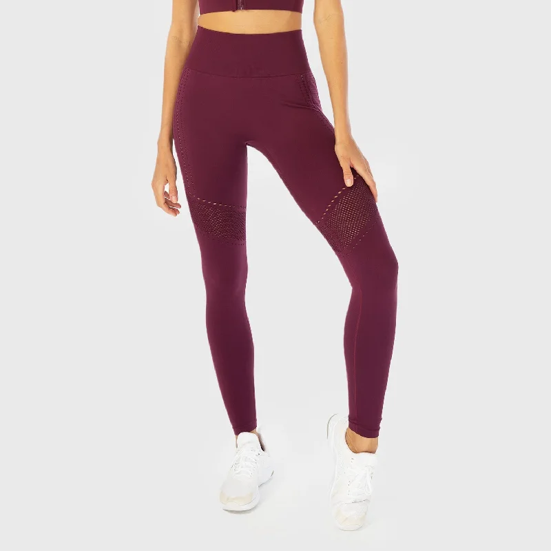 Advanced Customization Trendy Items Infinity Seamless Workout Leggings - Grape