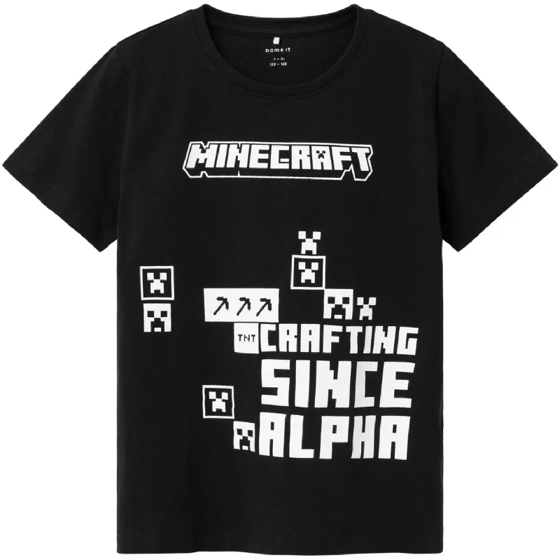 Street Style Suit Name It Black Mazirel Minecraft T-Shirt