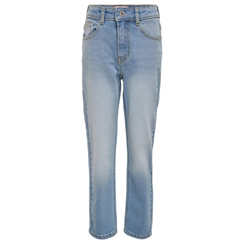 Personalized Clothing British Fashion Kids ONLY Light Blue Denim Calla Mom Fit Noos Jeans