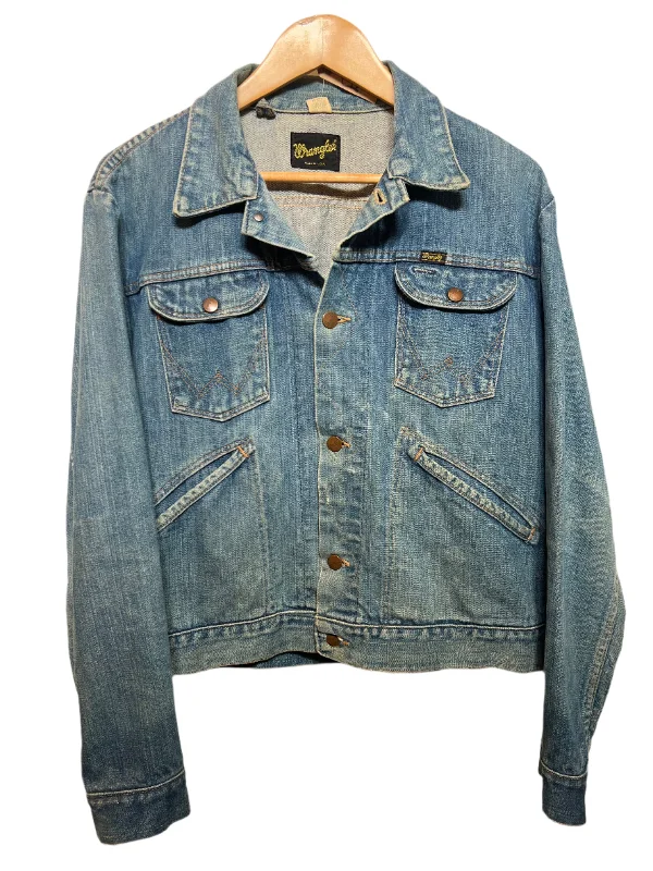 Advanced Customization Celebrity Style Wranglers Blue Women's Denim Jacket (Size L)