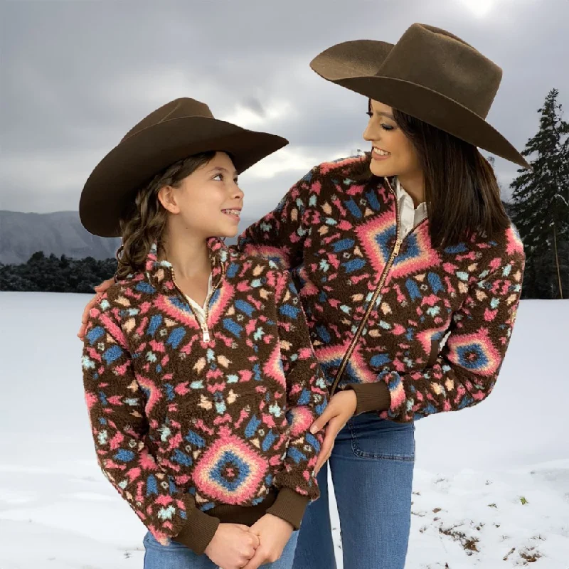 High-end Customization Elegant Temperament Tempco Girls Willow Pullover Fleece Jacket - TG5006