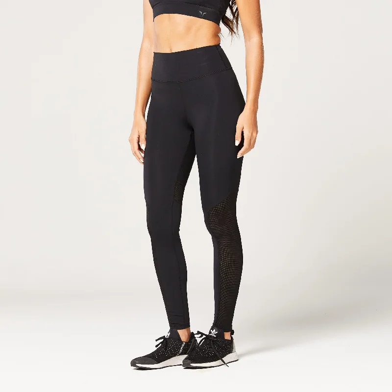 High-end Customization Fashion Must-have Code Live-in Leggings - Black