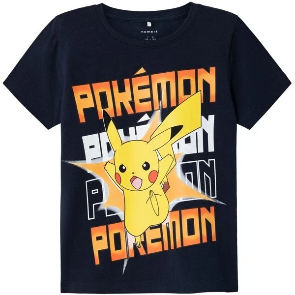 French Style Warm Atmosphere Name it Dark Sapphire Maci Pokemon T-Shirt Noos