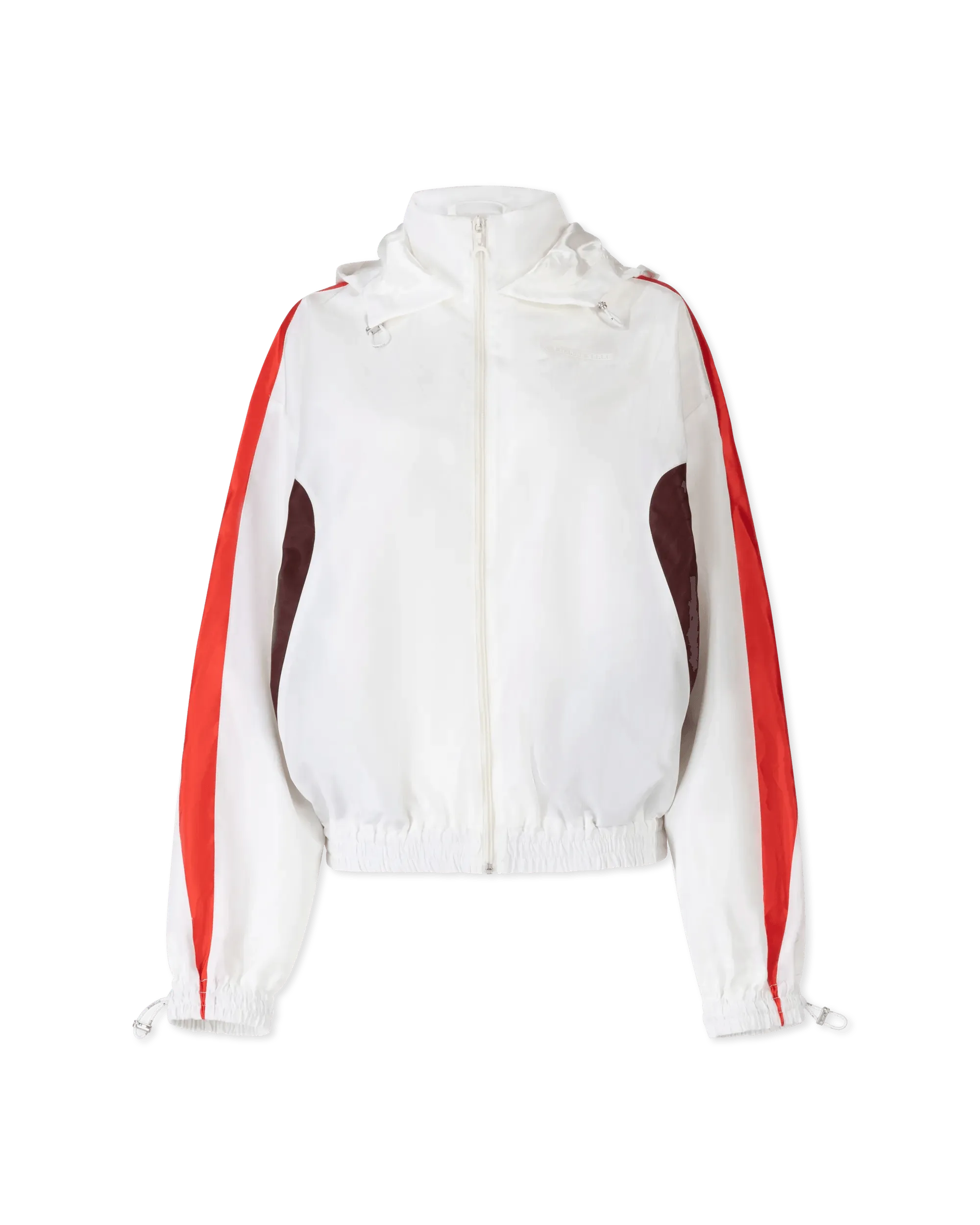 Street Graffiti Design Panelled Moire Track Jacket