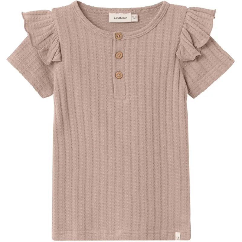 Sports And Leisure Street Cool Lil'Atelier Rose Dust Frila Slim T-Shirt