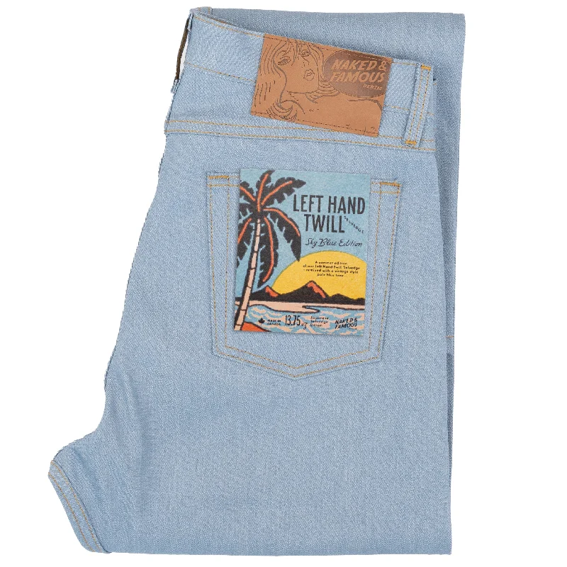 Simple Matching Sweet Style True Guy - Left Hand Twill Selvedge - Sky Blue Edition