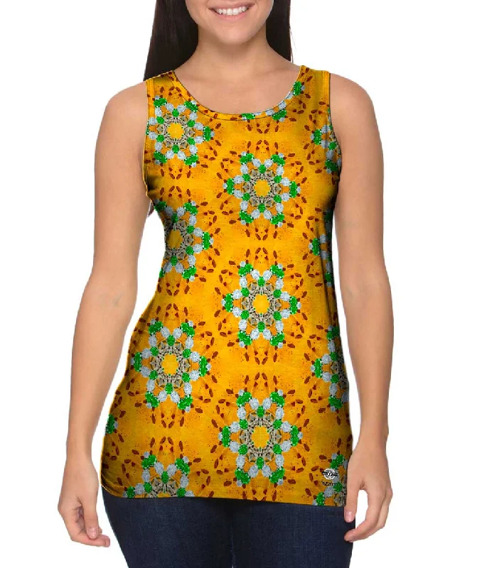 Exquisite Tailoring Free And Casual Golden Umbrella Pattern