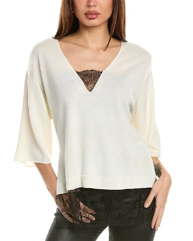 Fashion Must-have High-end Fabrics RED Valentino Wool Sweater